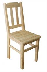 dřevěná jídelní židle z masivního dřeva borovice KRZ-O1 metdrew