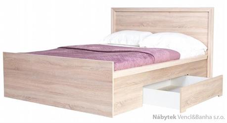 moderní jednolůžková postel z dřevotřísky Finezja F10 maride