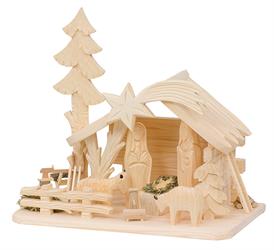Dřevěný Vánoční Betlém GD516 pacyg