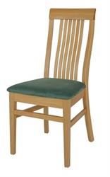 dřevěná čalouněná jídelní židle z masivního dřeva buk KT179 pacyg