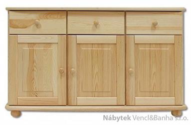 dřevěná kuchyňská skříňka dolní z masivního dřeva borovice KD138 pacyg