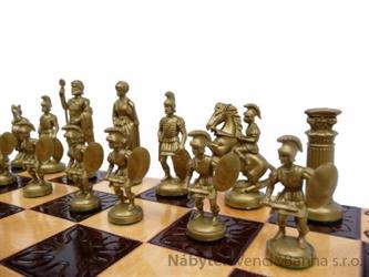 dřevěné šachy umělecké SPARTAN 139 mad