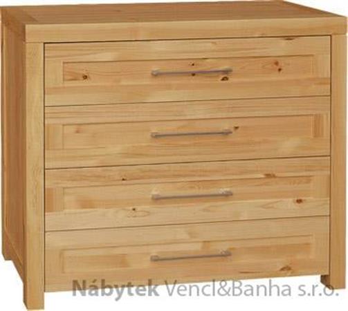 moderní dřevěná komoda, prádelník z masivního dřeva borovice DEL SOL drewfilip 15