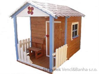 dřevěná zahradní dekorace „Dětský domek“ N3 botodre