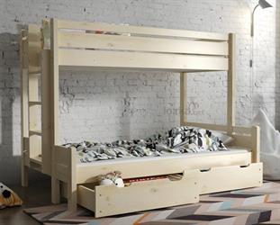 dřevěná patrová postel smrková Jarek maršal