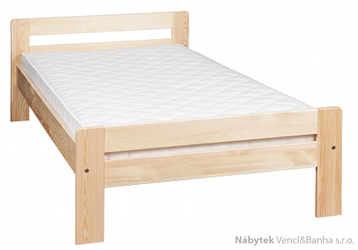 dřevěná jednolůžková postel z masivního dřeva borovice L5 jandr