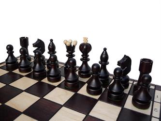 dřevěné šachy tradiční Perla Velká 133 mad