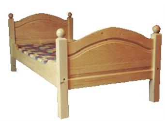 dřevěná jednolůžková postel smrková Alicja maršal