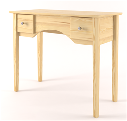 dřevěný toaletní stolek z masivního dřeva borovice Castello CAS-S-36 drewm
