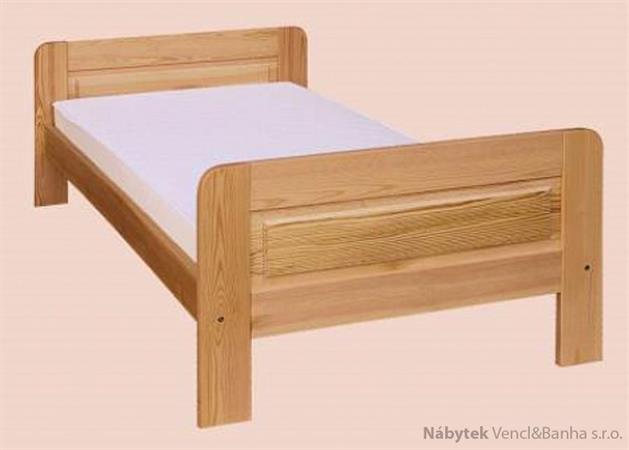 dřevěná jednolůžková postel z masivního dřeva drewfilip 2 pełne D