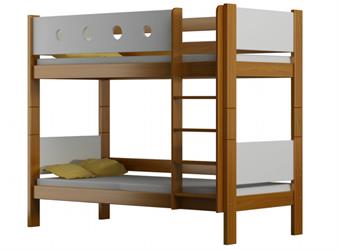 patrová postel dřevěna URWISEK-P 200X90 wrob bílá
