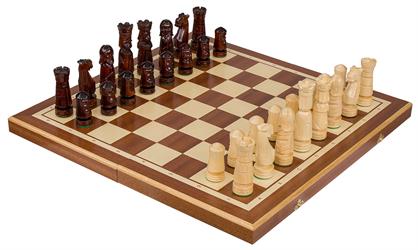 dřevěné šachy tradiční GD376 pacyg