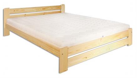 dřevěná dvojlůžková postel z masivního dřeva borovice LK118 pacyg
