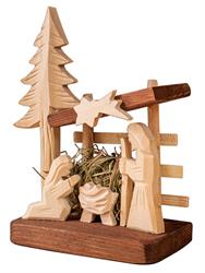 Dřevěný Vánoční Betlém GD505 pacyg