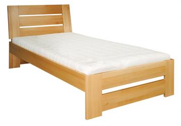 dřevěná buková jednolůžková postel LK182 pacyg