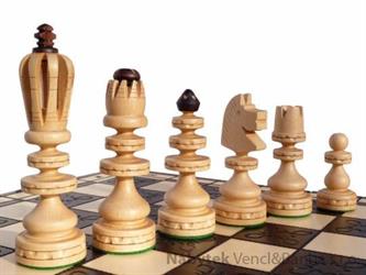 dřevěné šachy umělecké ROMAN 131 mad