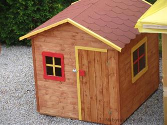 dřevěná zahradní dekorace „Dětský domek“ N1 botodre