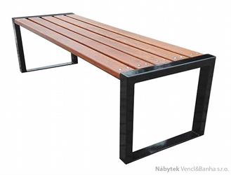 dřevěná zahradní lavice z masivního dřeva Nowoczesna profil 150 fiema