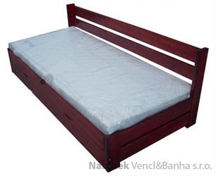 dřevěná jednolůžková postel s úložným prostorem Innowator chalup
