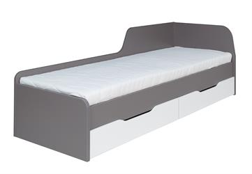 moderní jednolůžková postel z dřevotřísky s úložným prostorem Zonda Z22 maride