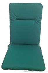 polstry na zahradní nábytek, polstry na zahradní židle zelený standart rozměr 120x50x6 cm lkv