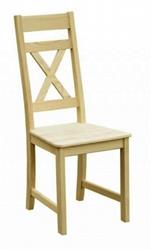 dřevěná jídelní židle z masivního dřeva borovice KRZ-18 metdrew