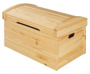 dřevěná komoda, úložný prostor na hračky z masivního dřeva borovice KS105 pacyg