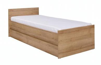 moderní jednolůžková postel z dřevotřísky Cosmo C15 maride