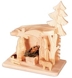 Dřevěný Vánoční Betlém GD504 pacyg