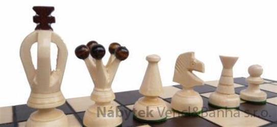 dřevěné šachy turistické Královské střední 112 mad